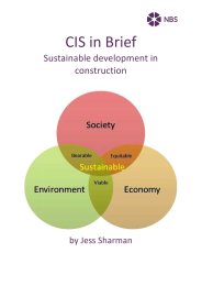Sustainable development in construction