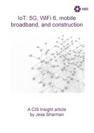 IoT: 5G, Wi-Fi 6, mobile broadband, and construction