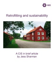 Retrofitting and sustainability