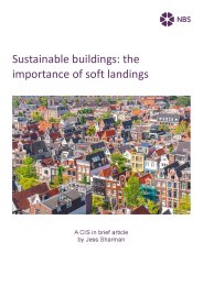 Sustainable buildings: the importance of soft landings