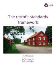 The retrofit standards framework