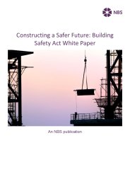 Constructing a safer future: Building Safety Act white paper