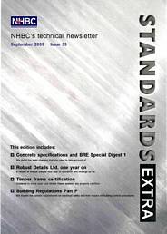 NHBC Technical newsletter - September 2005