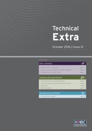 NHBC Technical newsletter - October 2016