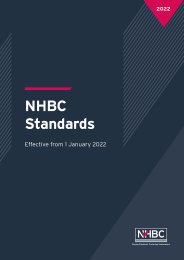 NHBC Standards 2022