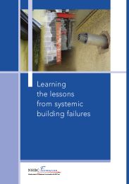 Learning the lessons from systemic building failures