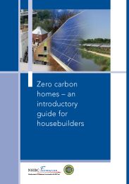 Zero carbon homes - an introductory guide for housebuilders