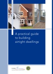 Practical guide to building airtight dwellings