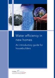 Water efficiency in new homes - an introductory guide for housebuilders