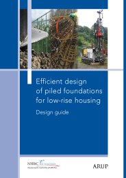 Efficient design of piled foundations for low-rise housing - design guide
