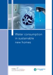 Water consumption in sustainable new homes