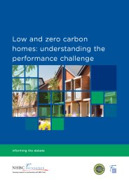 Low and zero carbon homes: understanding the performance challenge