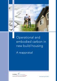 Operational and embodied carbon in new build housing - a reappraisal