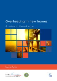 Overheating in new homes - a review of the evidence