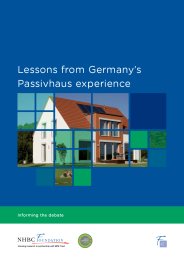 Lessons from Germany's Passivhaus experience