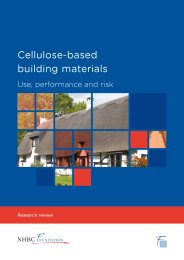 Cellulose-based building materials - use, performance and risk