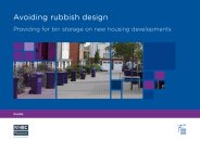 Avoiding rubbish design - providing for bin storage on new housing developments