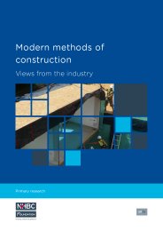 Modern methods of construction - views from the industry