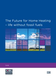 Future for home heating - life without fossil fuels