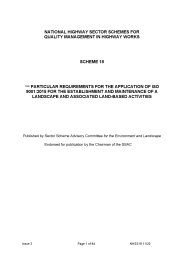 Particular requirements for the application of ISO 9001:2015 for the establishment and maintenance of a landscape and associated land-based activities. Issue 3 November 2020