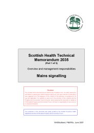 Overview and management responsibilities. Mains signalling