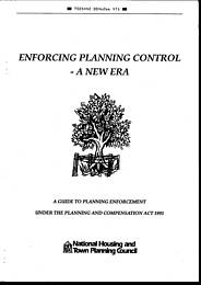 Enforcing planning control - a new era
