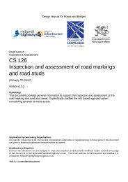 Inspection and assessment of road markings and road studs (formerly TD 26/17)