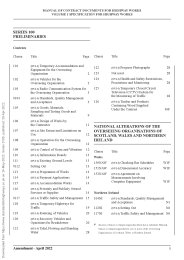 Specification for highway works (Amendment October 2022). Series 100 Preliminaries