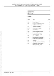 Specification for highway works (Amendment October 2022). Series 300 Fencing