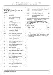 Specification for highway works (Amendment October 2022). Series 500 Drainage and service ducts