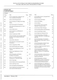 Specification for highway works (Amendment October 2022). Series 600 Earthworks