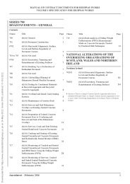 Specification for highway works (Amendment October 2022). Series 700 Road pavements - General