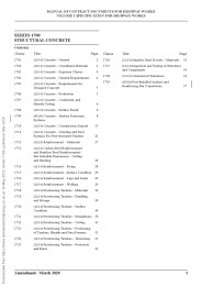 Specification for highway works (Amendment October 2022). Series 1700 Structural concrete