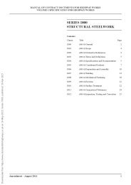 Specification for highway works (Amendment October 2022). Series 1800 Structural steelwork