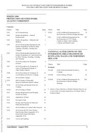 Specification for highway works (Amendment October 2022). Series 1900 Protection of steelwork against corrosion