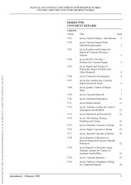 Specification for highway works (Amendment October 2022). Series 5700 Concrete repairs