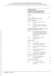 Notes for guidance on the specification for highway works (Amendment October 2022). Series NG 400 Road restraint systems (vehicle and pedestrian)