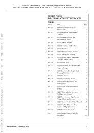 Notes for guidance on the specification for highway works (Amendment October 2022). Series NG 500 Drainage and service ducts