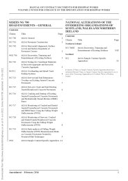 Notes for guidance on the specification for highway works (Amendment October 2022). Series NG 700 Road pavements - General