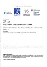 Geometric design of roundabouts (formerly TD 16/07, TD 50/04, TD 51/17, TD 54/07, TA 23/81, TA 78/97, TA 86/03, TD 70/08). Version 2.1.0