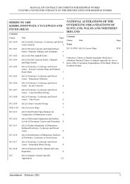 Notes for guidance on the specification for highway works (Amendment October 2022). Series NG 1100 Kerbs, footways, cycleways and paved areas