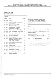 Notes for guidance on the specification for highway works (Amendment October 2022). Series NG 1200 Traffic signs