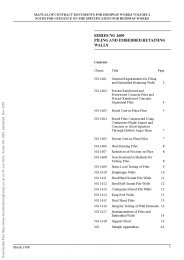 Notes for guidance on the specification for highway works (Amendment October 2022). Series NG 1600 Piling and embedded retaining walls