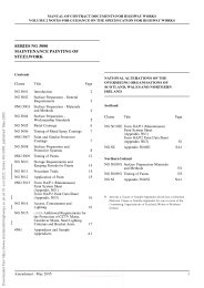 Notes for guidance on the specification for highway works (Amendment October 2022). Series NG 5000 Maintenance painting of steelwork