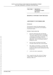 Highway construction details. (Amendment November 2008). (March 1998 edition, incorporating amendments up to and including February 2017)