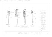 Highway construction details. Distance marker posts