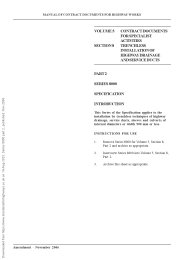 Specification (Includes amendment November 2006)