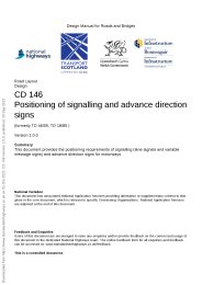 Positioning of signalling and advance direction signs (formerly TD 46/05, TD 18/85) Version 2.0.0