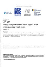 Design of permanent traffic signs, road markings and road studs. Version 1.0.0