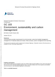 Environment, sustainability and carbon management (formerly (in part) Clause 126). Version E/1.0.0